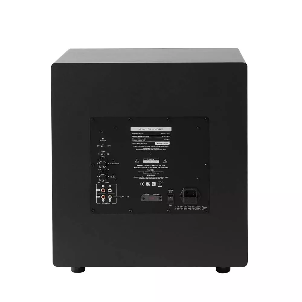 ELIPSON PREMIUM SUB12  BLACK (UNIDAD)