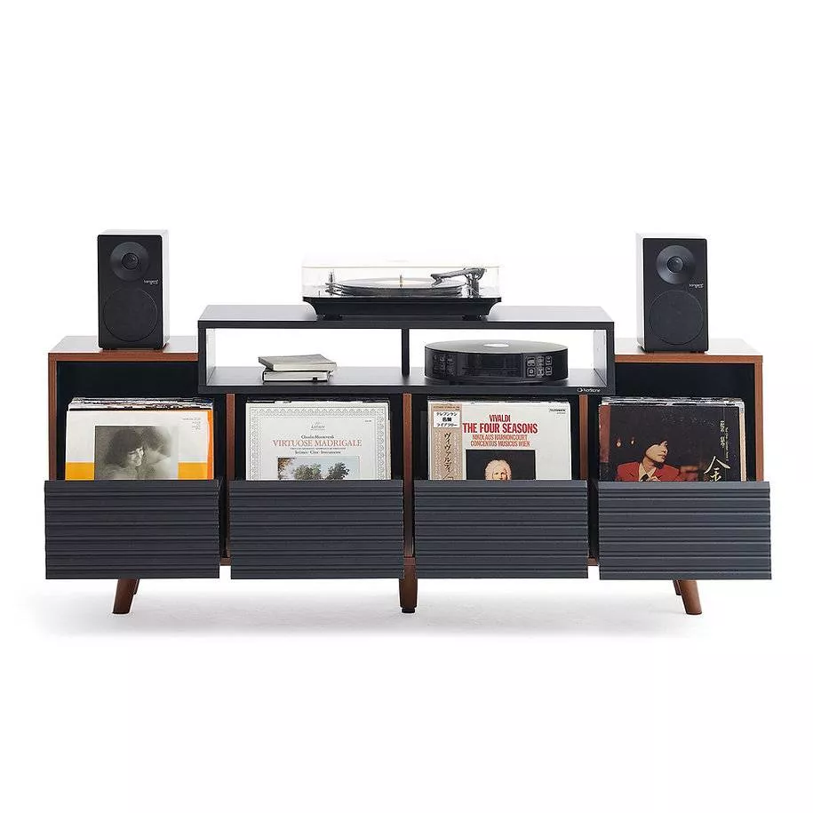 NORSTONE OSLO VINYL1600 BLACK/WALNUT