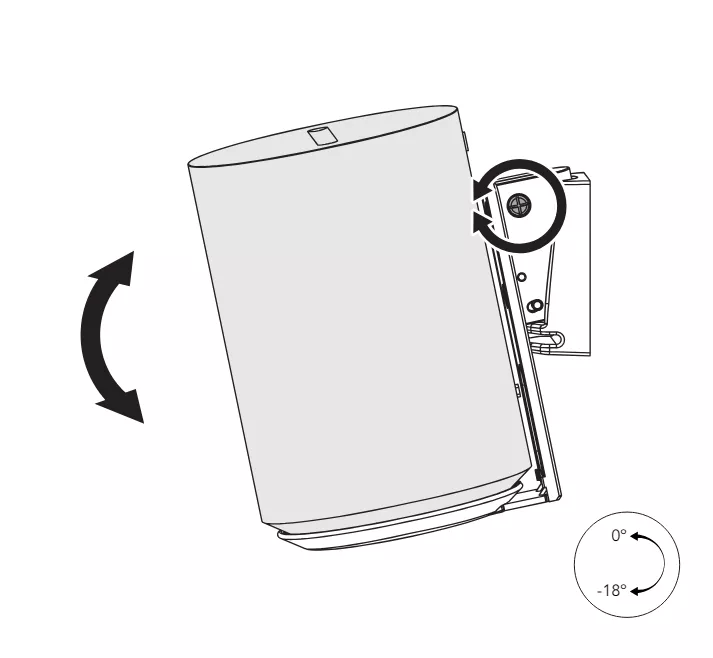 NORSTONE ROTATIVE WALL MOUNT FOR SONOS ERA100 White