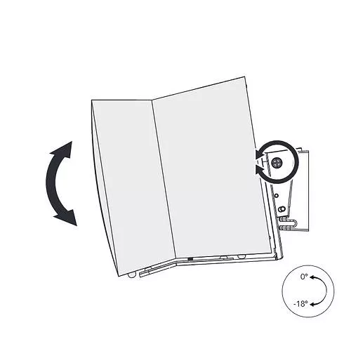 NORSTONE ROTATIVE WALL MOUNT FOR SONOS ERA300 Black