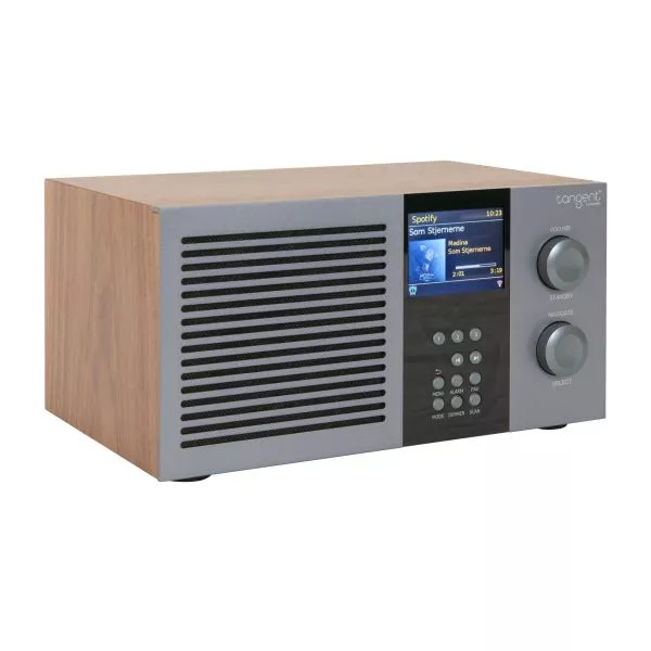 TANGENT Radio TRE Mono Gunmetal/Walnut Veneer